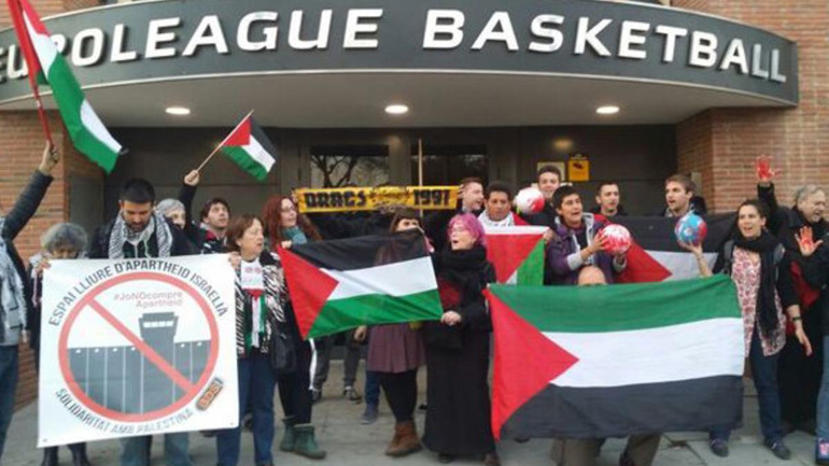 Se prohíben las banderas palestinas en el Barça-Maccabi