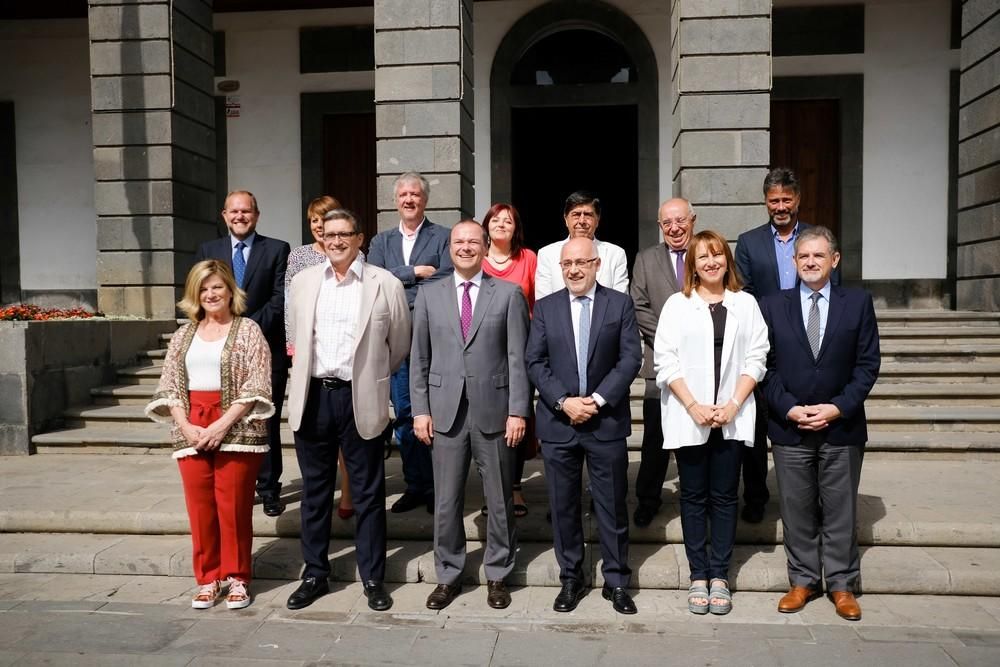 Visita oficial a Las Palmas de Gran Canaria del presidente del Cabildo, Antonio Morales