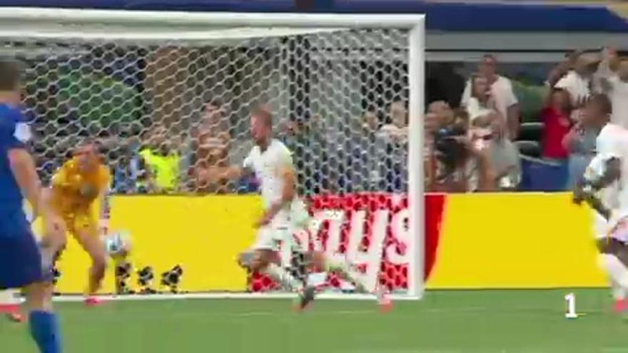 El gol de Kane que sentenció el Inglaterra-Croacia