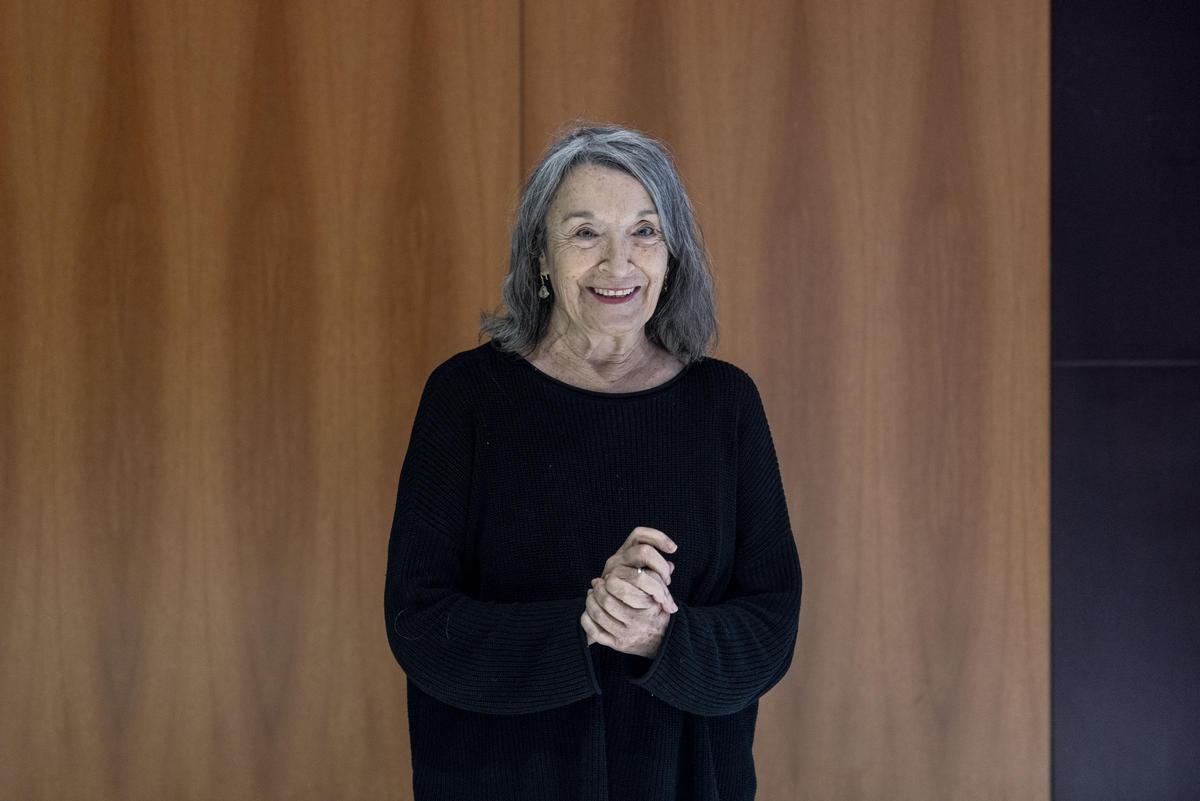 La actriz Petra Martínez, que ha recibido el premio Dama de Fuentes en el festival de la localidad.