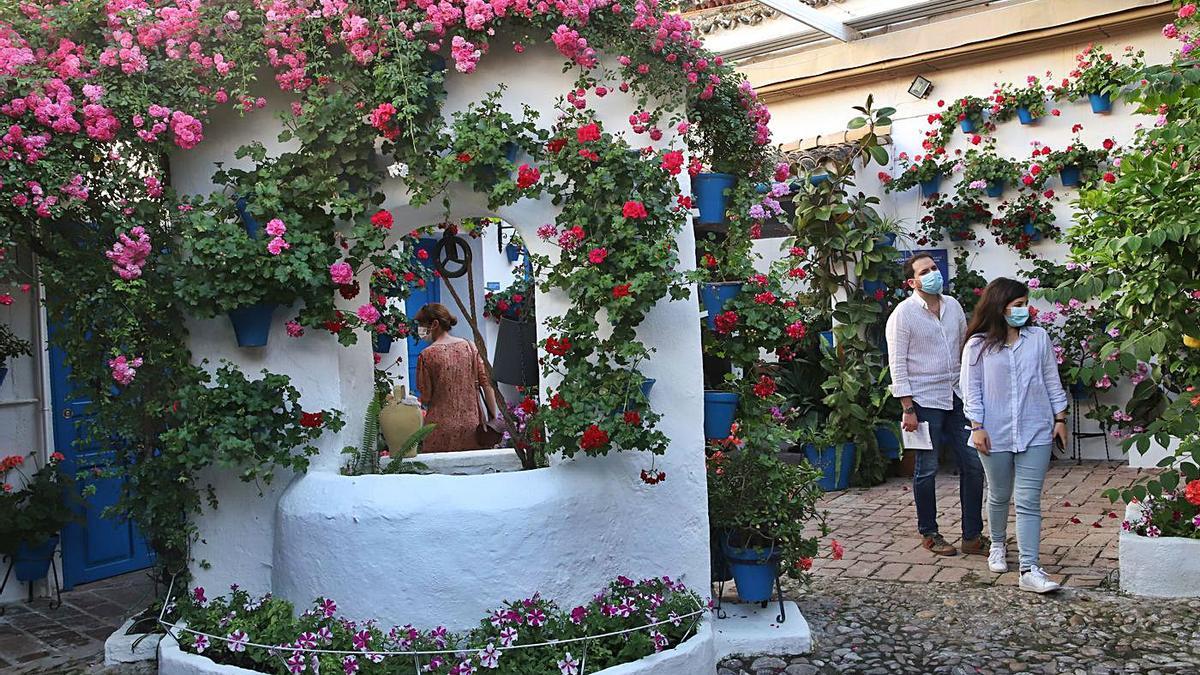 Patio del centro de interpretación de los patios, Trueque 4, que abrió durante el concurso de mayo.