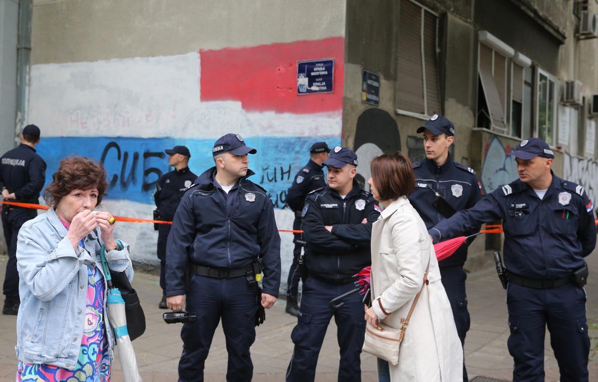 Masacre en una escuela de Belgrado