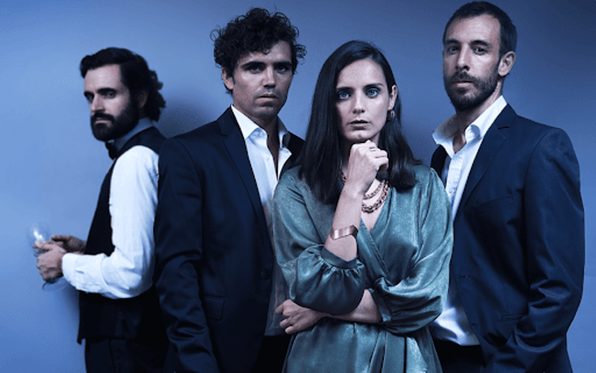Foto promocional de los actores; de izquierda a derecha: Morató, Escudero, Florensa y Escudesis.