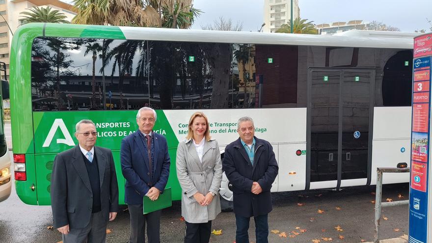 El Consorcio de Transporte renueva los autobuses de la línea a Casabermeja