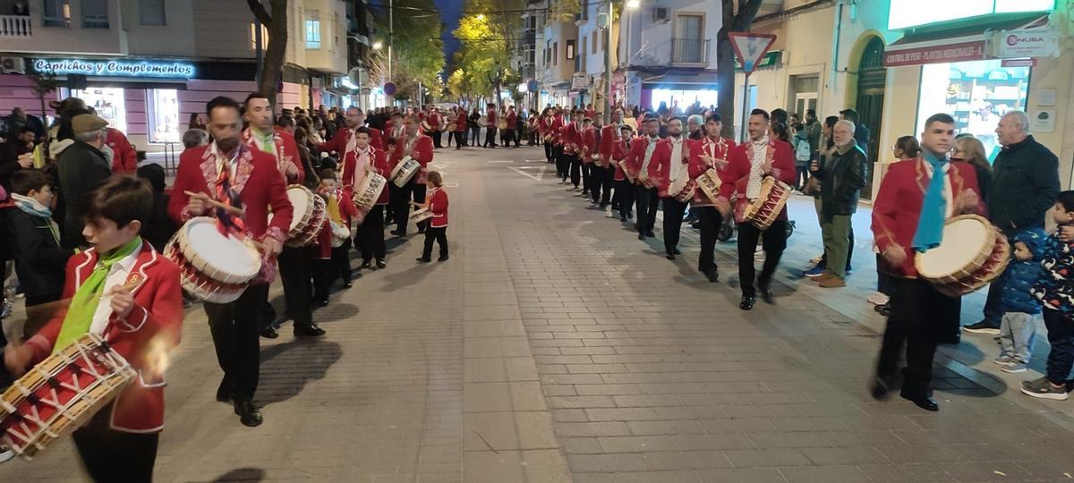 Judíos de la cola blanca en el miserere de este miércoles de ceniza en Baena.