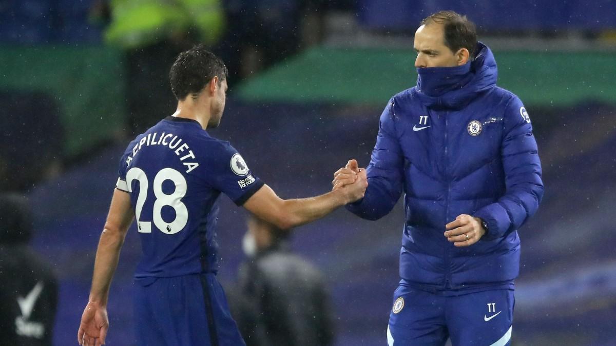 César Azpilicueta y Thomas Tuchel