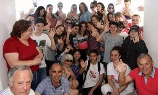 2014: Los alumnos "esculpen" A Lanzada y la transforman en un mundo de animación
