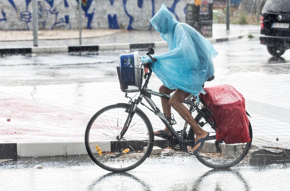 Lluvia en Alicante