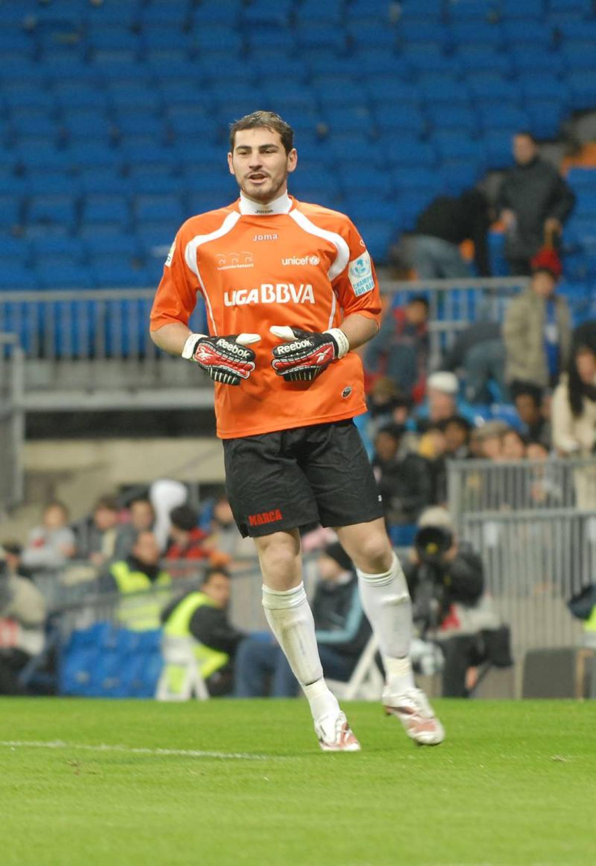 Iker Casillas en su mejor momento profesional como portero titular