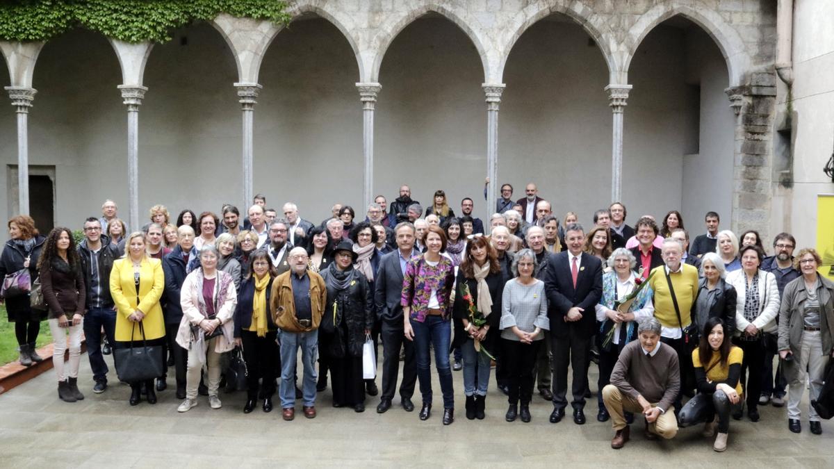 Foto família de l&#039;esmorzar del 2019.