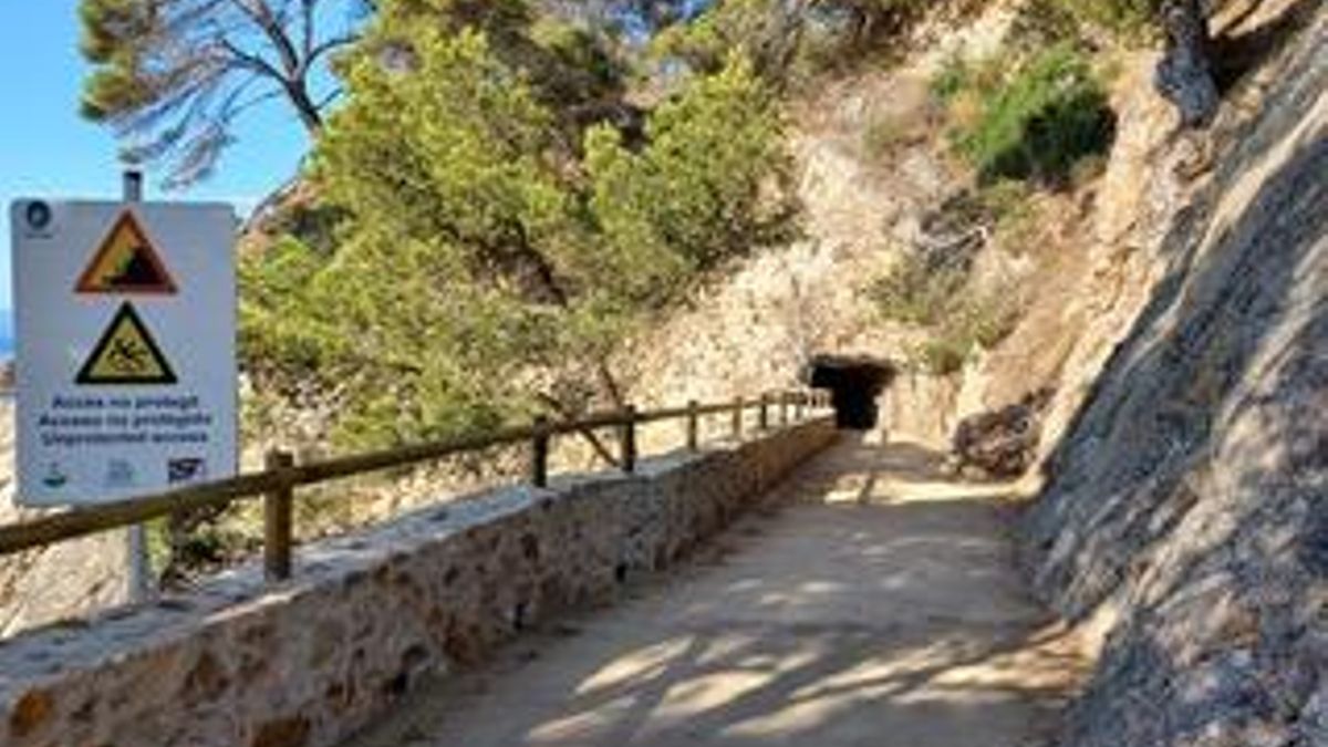 Una part del tram del camí de ronda de Tossa de Mar on s'ha actuat.