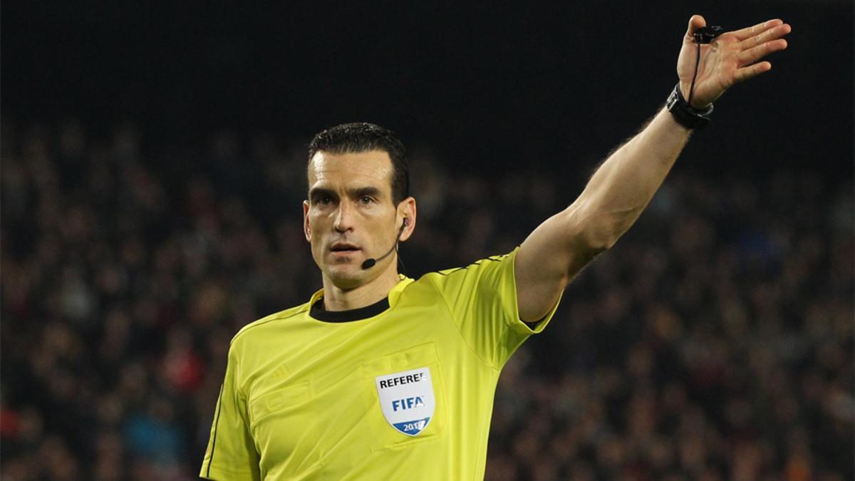 Juan Martínez Munuera será el encargado de arbitrar el duelo entre el Celta y el Barça de los octavos de la Copa del Rey