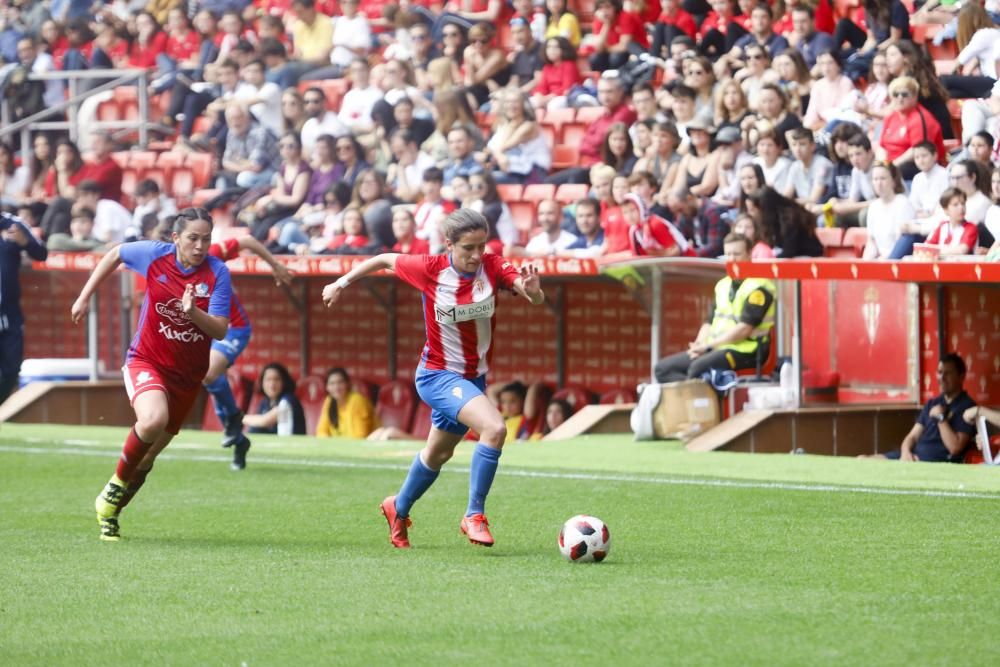 El derbi femenino de Gijón, en imágenes