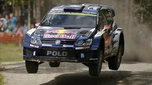 Latvala en el Rally de Finlandia