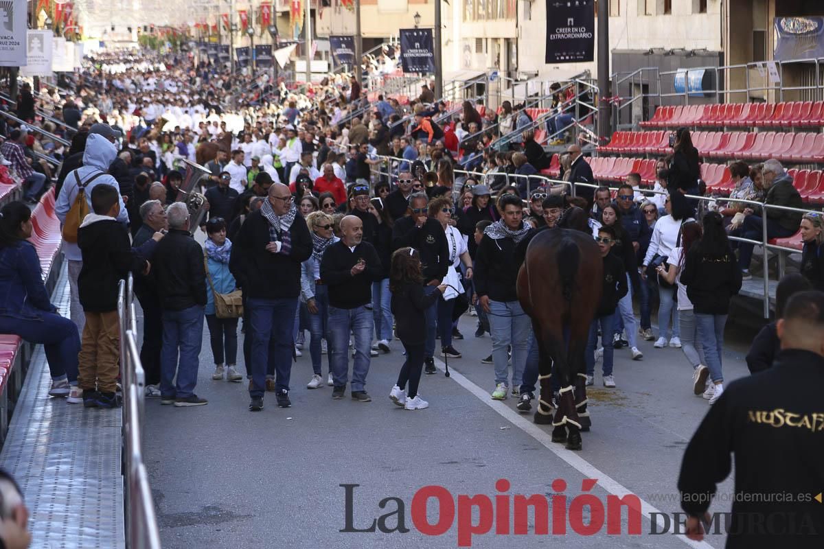 Concurso de caballo a pelo: pasacalles hasta el Hoyo en Caravaca