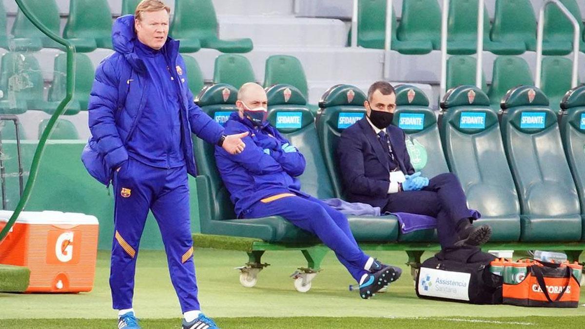 Ronald Koeman asistió a una nueva victoria fuera de casa en Liga