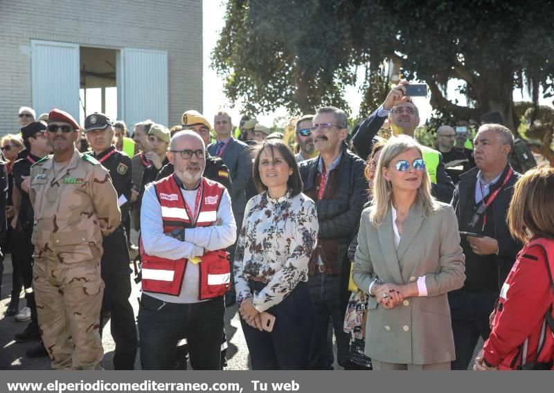 Espectacular simulacro de emergencia en Almassora