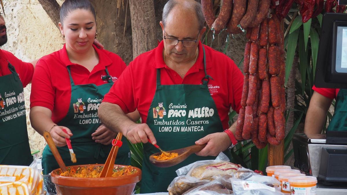 El carnicero Paco Melero en el evento de 2023