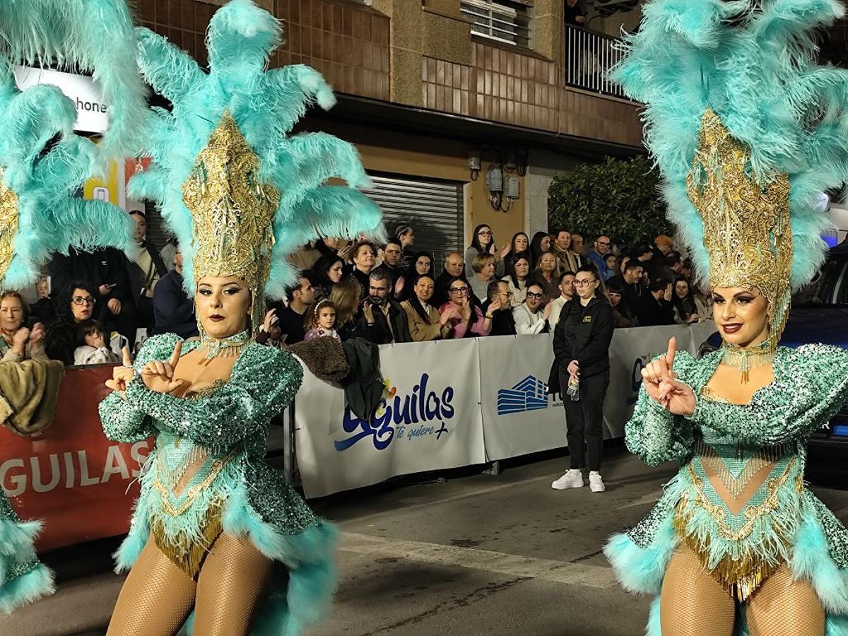 Las imágenes del desfile del Carnaval de Águilas (15 de febrero)