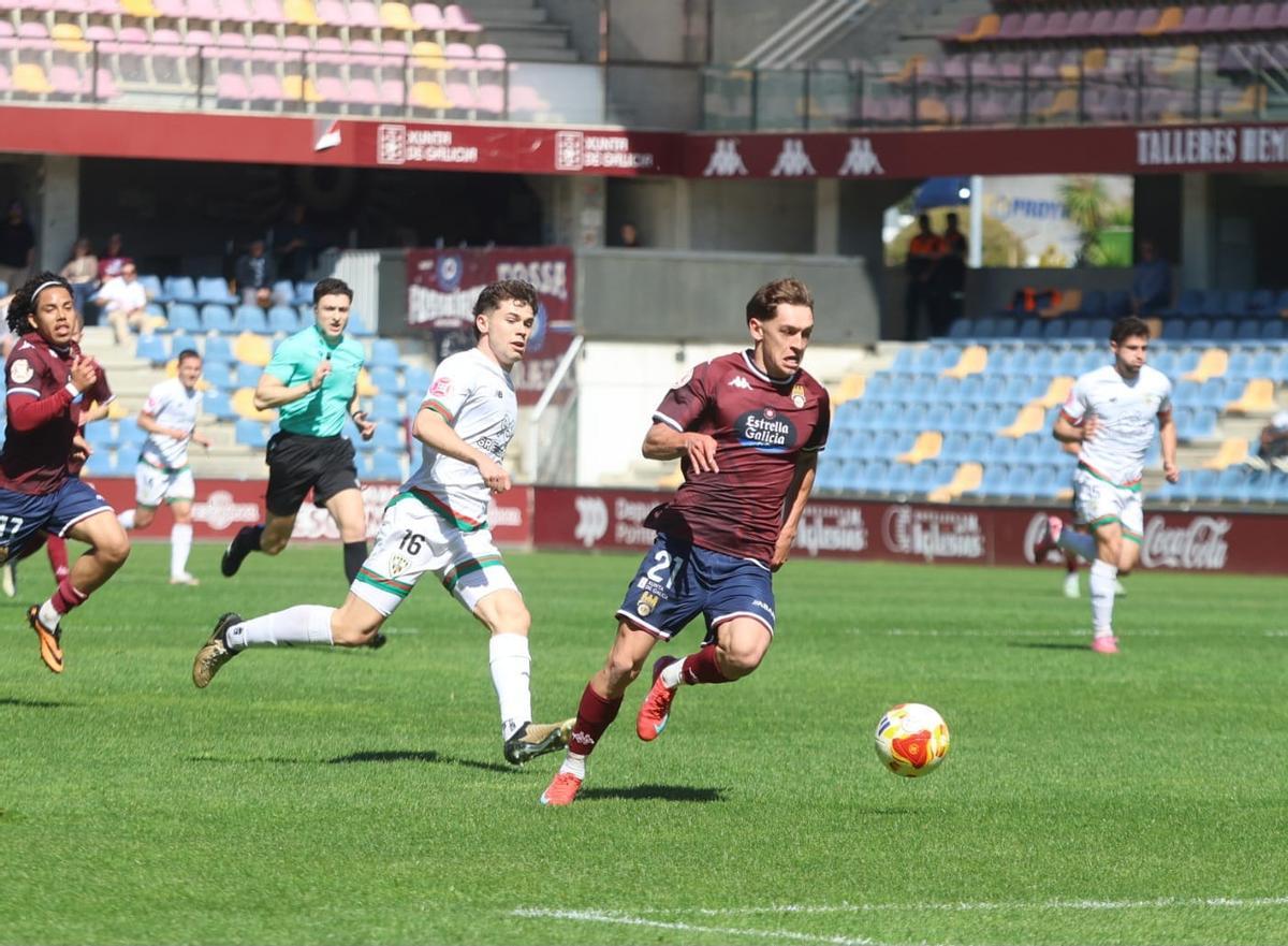 Diego Gómez, durante el choque.