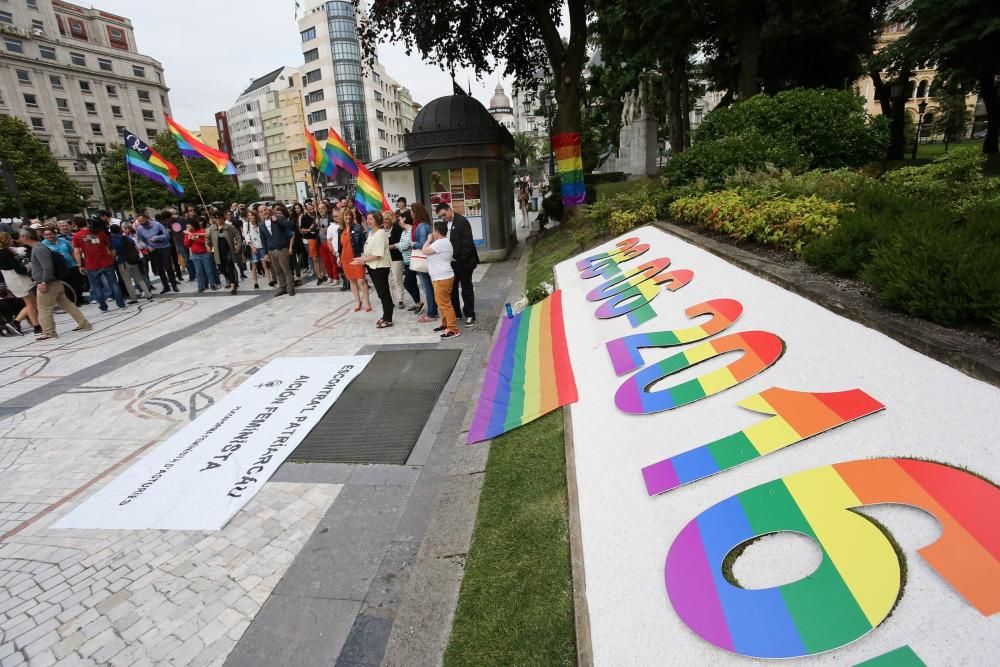 Celebración del Día del Orgullo LGTB en Oviedo