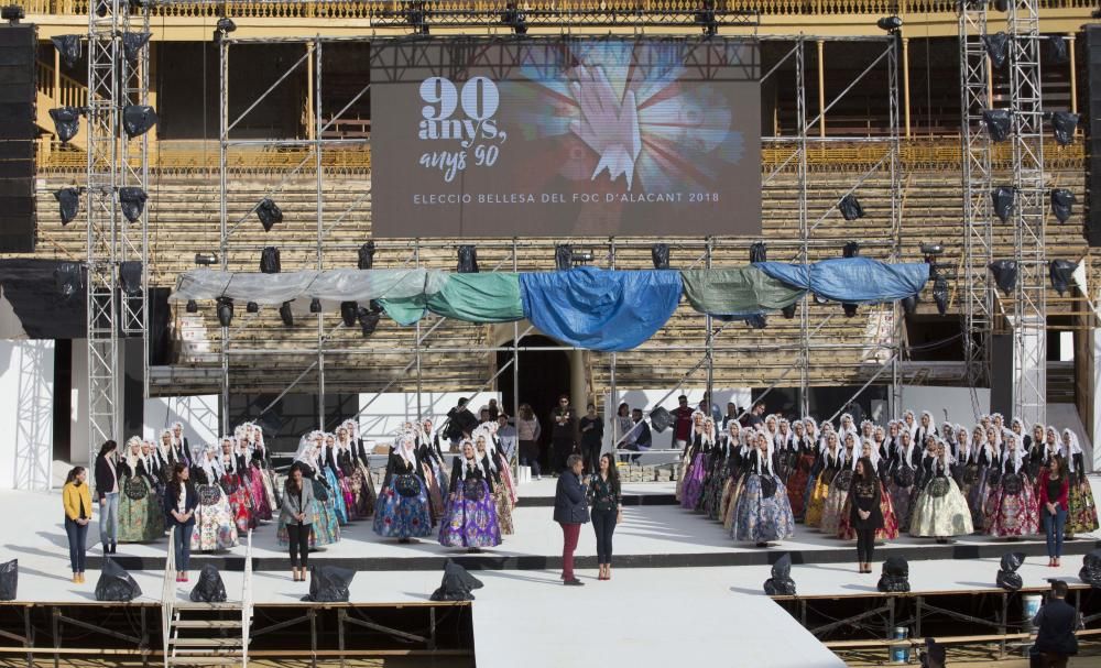 Segundo ensayo de la Gala de elección de la Bellea del Foc 2018