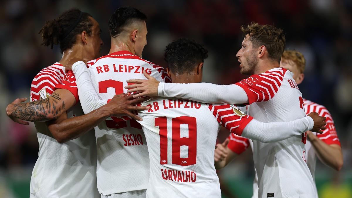 El esloveno Sesko anotó un doblete en la victoria del Leipzig