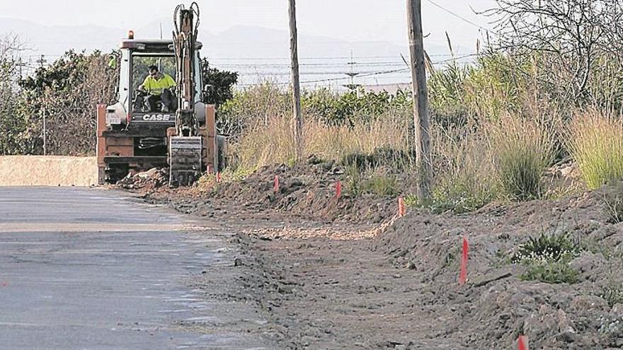 Vinaròs arranca las obras del carril bici a la ermita