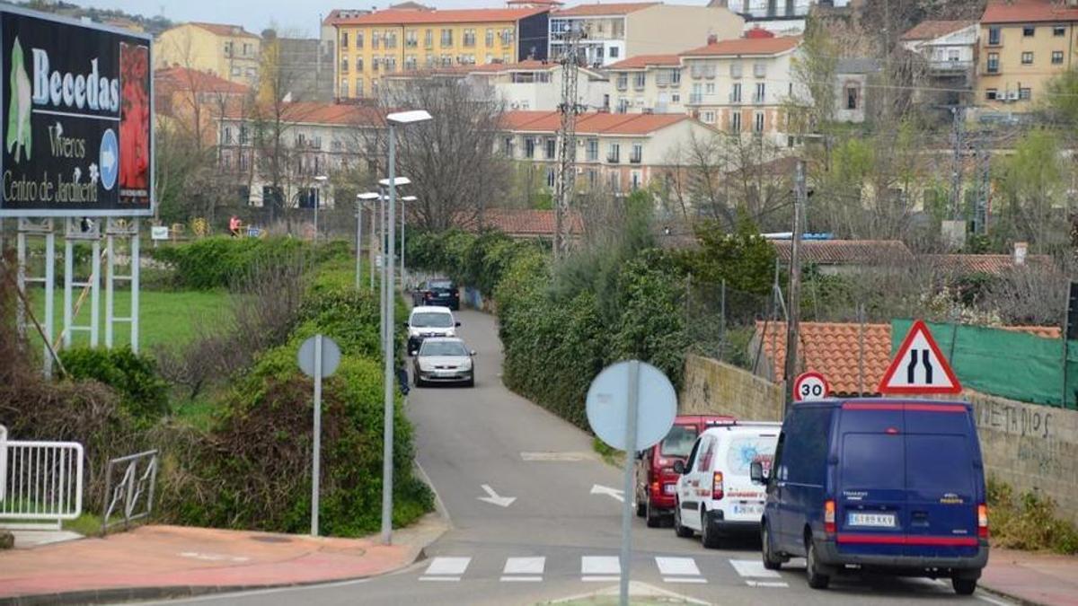 Vial que se va a ampliar en Plasencia.