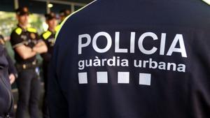 Agentes de la Guardia Urbana de Lleida.