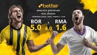 Borussia Dortmund vs. Real Madrid: horario, TV, estadísticas, cuadro y pronósticos