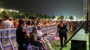 Personal de seguridad privada en la Fiesta Mayor de Igualada.