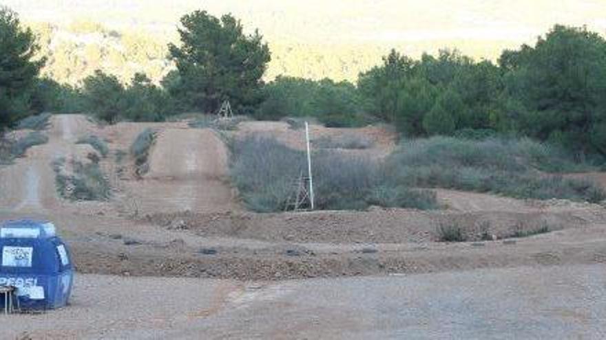 Parte del circuito de motocross de sa Coma que ya han dejado de usar los aficionados.