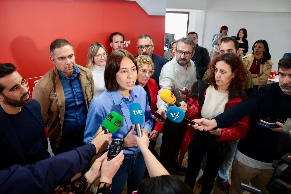 Diana Morant cree que la comisión de Les Naus en las Cortes "será una tapadera"