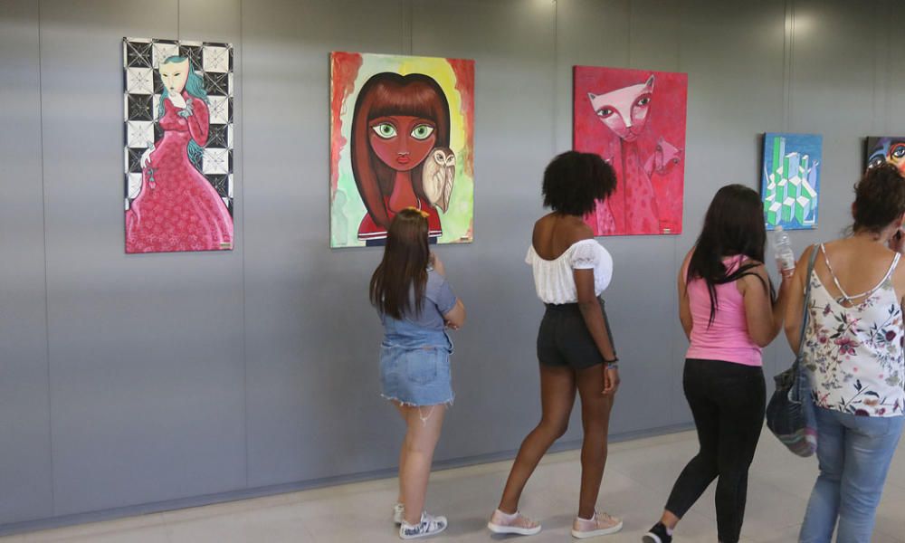 La Ciudad de la Justicia de Málaga acoge la Segunda Exposición de Justicia Juvenil de Andalucía, 'La reinserción a través del arte', compuesta por 114 obras.