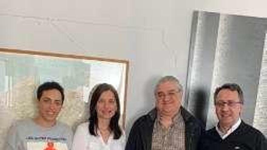 Tania Cedeño, Yasmina Triguero, Ricardo de Dios y Javier González.