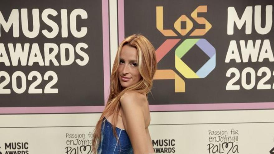 Belén Aguilera en los 40 Music Awards en Palma