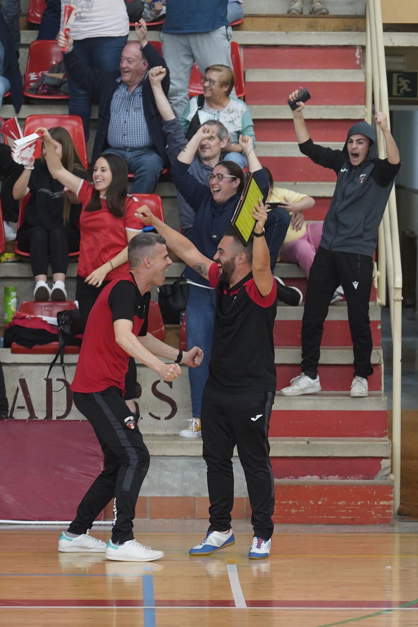 Les millors imatges de l'ascens del Girona Escola de Futbol Sala