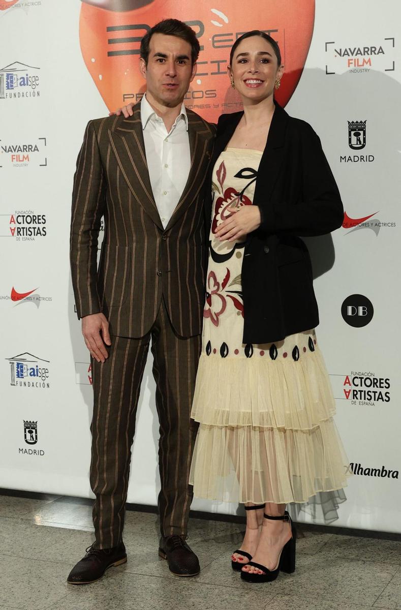 Daniel Muriel y Candela Serrat en los Premios Unión de Actores 2024