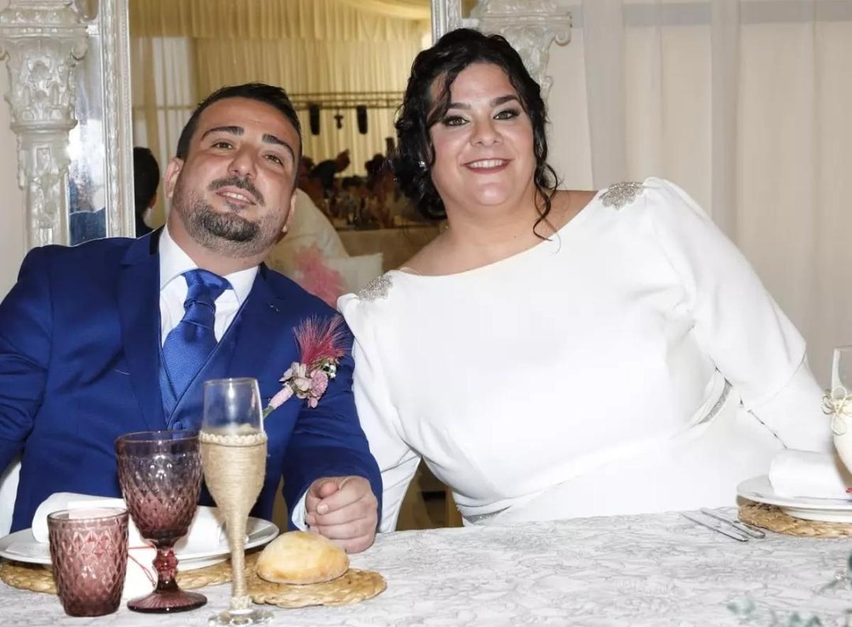 Adrián y Sofía, el día de su boda