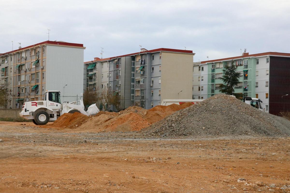 Obras en el ARE Montesa de Esplugues de Llobregat