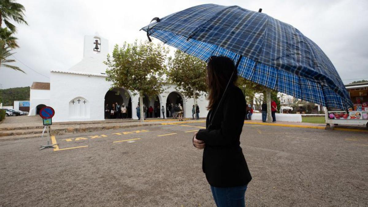 Sant Carles, entre sol, lluvia y granizo