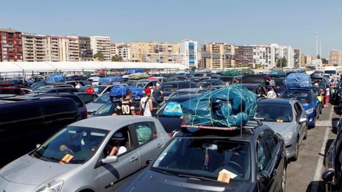 Operación Paso del Estrecho en Algeciras, en junio de 2018