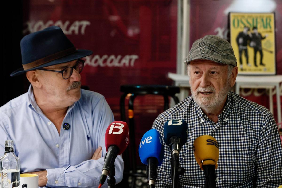 El grupo Ofissar, durante la rueda de prensa de presentación del único concierto en 2026.