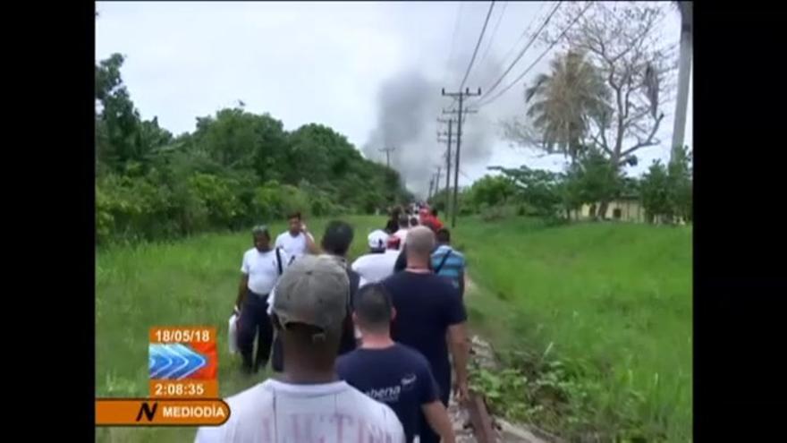 Un avión de pasajeros se estrella cuando despegaba en el aeropuerto de La Habana