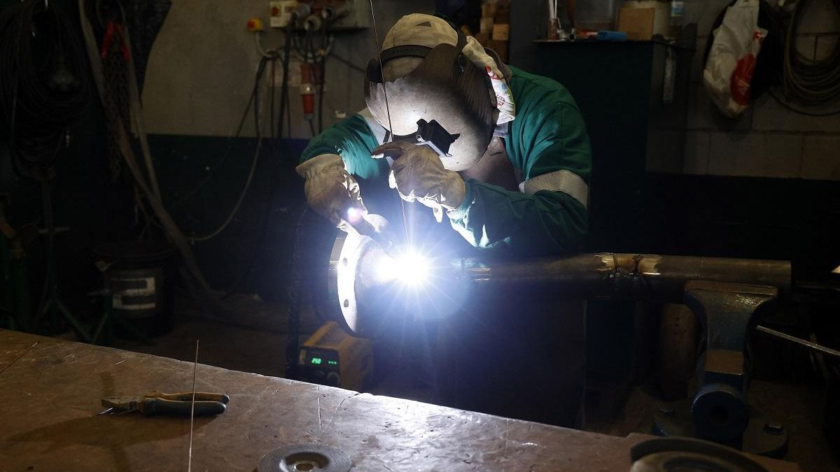 Un trabajador del naval, en una imagen de archivo