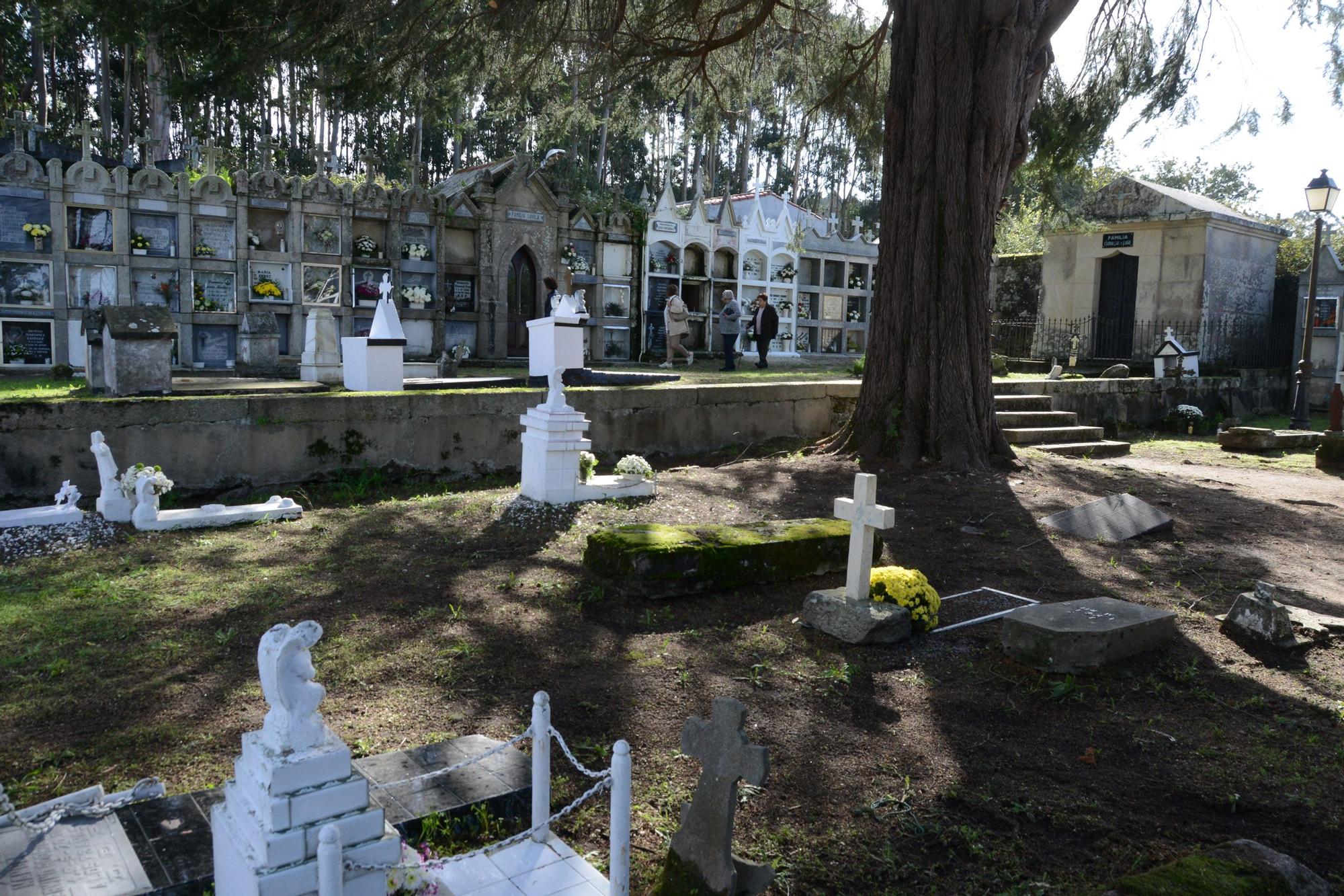 Día de Todos los Santos en O Morrazo. Cementerio de Beluso