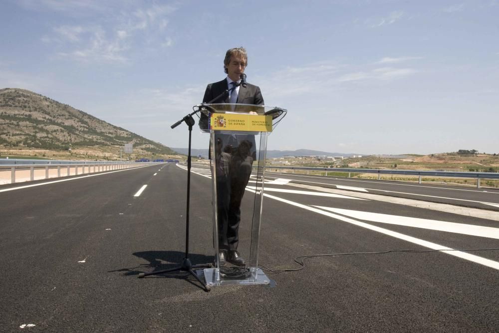 Inauguración  tramo de 5 kilómetros de la nueva A-33 en la Font de la Figuera