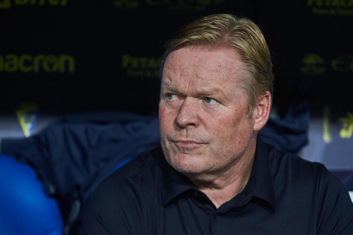 Ronald Koeman, en el banquillo azulgrana.