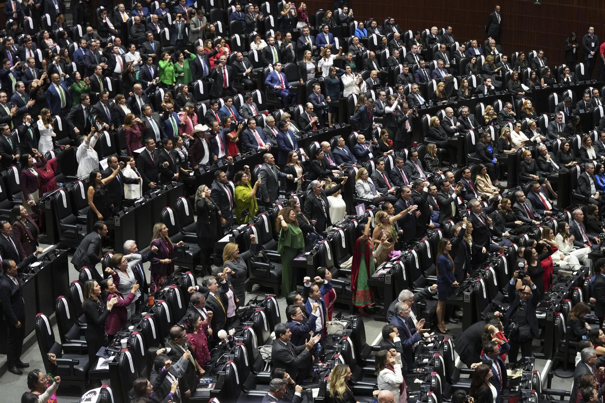 La toma de posesión de Sheinbaum como presidenta de México, en imágenes